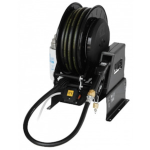 Piusi 12v Pumps: Piusi PitStop 12v diesel pump and 14 m retractable hose reel kit 45 lpm