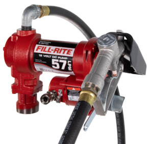 Fill Rite FR1210HE 12v petrol and diesel fuel pump with 3.6 m hose and manual no&hellip;