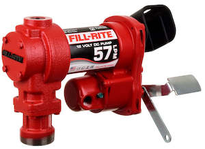 Fill Rite 12v Pumps: Fill Rite FR1205HE 12v petrol and diesel fuel pump bare (IECEx certified) 57 lpm