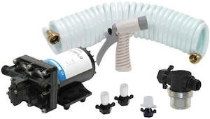 Shurflo 12v Pumps: Shurflo 4338-121-E07 Blaster 12v wash-down pump kit 13.2 lpm 3.1 bar (45 psi)
