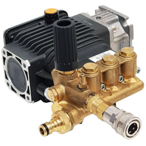 Annovi Reverberi Bolt N Go Water Blaster Pumps: Annovi Reverberi RSV3G30 Bolt-N-Go brass head water blaster pump with EZ start valve 205 bar (3000 psi) 11.3 lpm