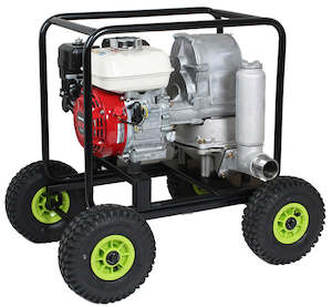 Daishin Honda Powered Mud Diaphragm Pumps: Honda Powered SMD50HX 2 inch BSP(M) mud diaphragm pump Honda GX120 3.5 hp (wheel kit) 126 lpm 16 m head