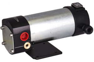 Electric Gear Pumps: Piusi Viscomat 60/2 gear pump 12/24v DC for oil 300 watt 3/4 inch BSP(F) 10 lpm 4 bar (58 psi)