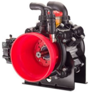 Tractor Pto Driven Pumps: Annovi Reverberi AR185bp BlueFlex diaphragm pump C/C with male six spline PTO shaft (both ends) 182 lpm 20 bar (290 psi)