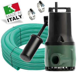 DAB Nova 300A submersible pump with 10 m x 25 mm (1 inch) hose and rigid arm flo&hellip;