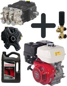 Build-Your-Own Annovi Reverberi RK water blaster pump kit with Honda GX390 engin&hellip;