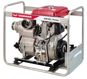 Trash Pumps Engine Driven: Yanmar diesel YDP40TN-3E 4 inch full trash pump L100N 10 hp (electric start) 1750 lpm 25 m head
