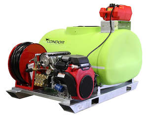Honda Water Blasters: Ketta 800 litre skid water blaster and drain jetter Honda GX690 (el start) 250 bar (3600 psi) 30 lpm