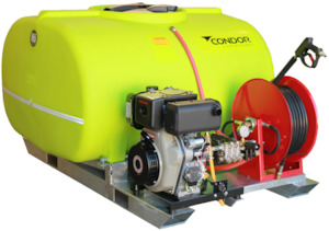 Diesel Water Blasters 1: Ketta JYD Series skid water blaster Yanmar Diesel L100 10 hp electric start 200 bar (3000 psi) 18 lpm