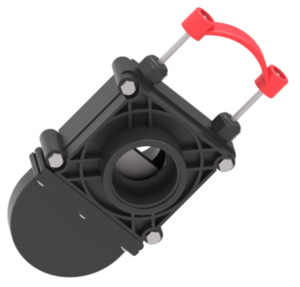 Ketta 450 series knife gate valve with BSP(F) threads 224 x 93 mm (L x W) - all sizes