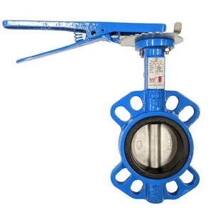 Ketta BFD series manual butterfly valve (manual lever) ductile iron with 316 sta&hellip;