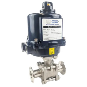 Ketta BLSTE electric ball valve Stainless Steel Tri-clover - all sizes