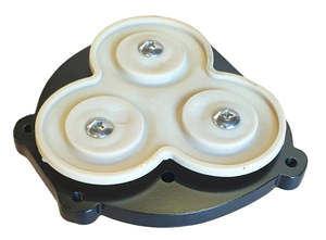 Remco: Remco LHA3202-1X77-S lower housing assembly with 3.0 cam Santoprene diaphragm (for 3000 series 12.0 lpm 3.2 gpm pumps)