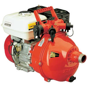 Pumps: Davey FireFighter 5255H red twin impeller pump Honda GX160 4.8 hp 375 lpm 92 m head