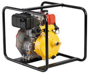 Pumps: Davey Firefighter 5170YE yellow single impeller pump Yanmar L70 7.0 hp diesel 540 lpm 92 m head