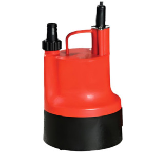 Calf Milk Pumps: Ketta BPS Puddle Sucker red submersible pump with 19 mm (3/4 inch) hose tail 40 lpm 4.5 m head