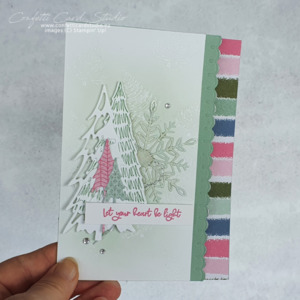 Products: Mint & Pink Whimsical Christmas Card - Confetti Card Studio