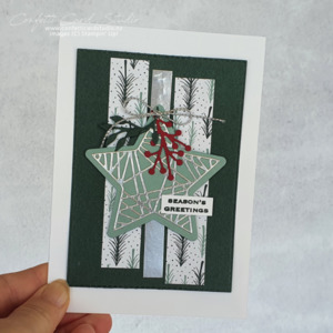 Products: Trimmed Star Christmas Card - Confetti Card Studio