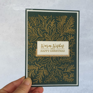 Products: Festive Warm Wishes Christmas Card - Confetti Card Studio