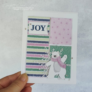 Products: Joyful Polar Bear Christmas Card - Confetti Card Studio