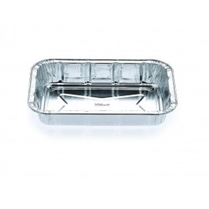 Foil Containers Without Lids: 6118C - Small Shallow Oblong