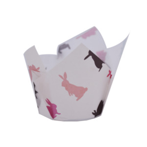 Easter: P60 x 175-860RP - Texas Muffin Wrap, Hopping Bunnies (150 ctn)
