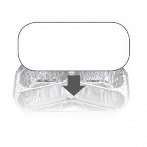 Foil Containers With Lids: 7620/ 7920LB - Ovenable Container Board Lid
