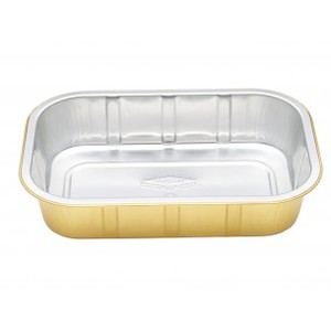 Smoothwall Containers: 6522-44GL - Gold Smoothwall Tray 1000ml