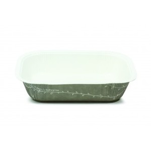 Dualpak Meal Trays: DP6170-001 - Dualpak Deep Oblong, Vine