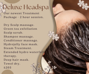 Products: Deluxe Headspa Treatments - 2 hours Connect Healing