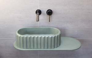 Fluted Series: Floating Benchtop