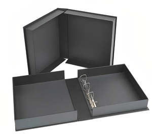 Presentation Boxes: A4 Black Archival Ring Binder