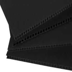 Fluted Polypropylene Black 3.3mm
