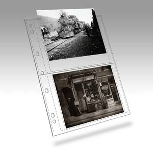 Polypropylene Page 2 Pocket 5x7"-127mmx178mm