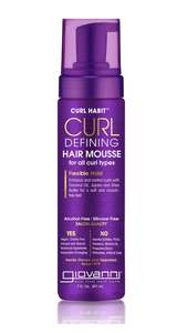 Giovanni: GIOVANNI - Curl Habit, Defining Hair Mousse, For All Curl Types