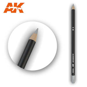 Ak Interactive Watercolor Weathering Pencils: AK-Interactive AK10033 Watercolor Weathering Pencil Aluminum