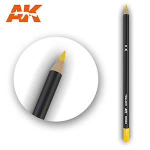 Ak Interactive Watercolor Weathering Pencils: AK-Interactive AK10032 Watercolor Weathering Pencil - Yellow