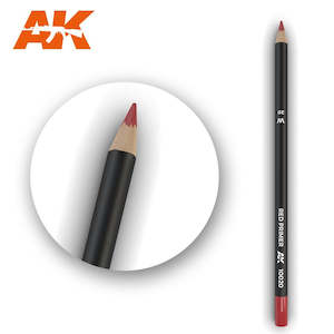 Ak Interactive Watercolor Weathering Pencils: AK-Interactive AK10020 Watercolor Weathering Pencil - Red Primer