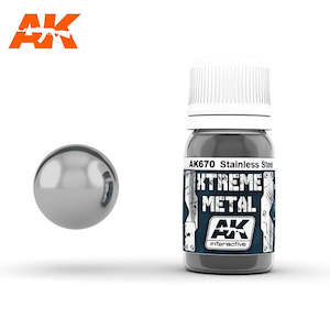 Ak Interactive Xtreme Metals 2: AK-Interactive AK670 Xtreme Metal Stainless Steel