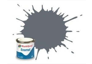 Humbrol Enamel: Humbrol 123 Satin Extra Dark Sea Grey