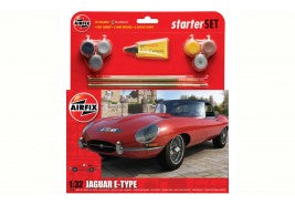 Airfix Aircraft 48: Airfix 55200 Jaguar E-Type Starter Set - 1/32