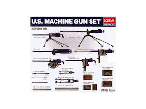 Academy Military: Academy 13262 US Machine Gun Set - 1/35 Scale