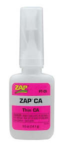 Cyano Acrylate Glues: Zap PT09 Zap CA Thin 14.1gm - Pink
