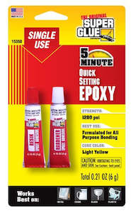 Super Glue: Super Glue 15350 Epoxy - 5 Minute - 6gm