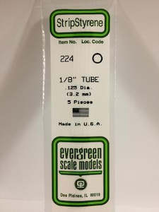 Evergreen: Evergreen 224 Tube - 3.20mm