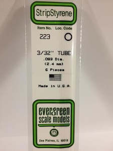 Evergreen: Evergreen 223 Tube - 2.40mm