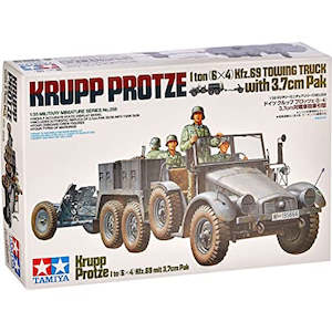 Tamiya 35: Tamiya 35259 Krupp Protze Kfz.69 with 37mm PAK - 1/35 Scale
