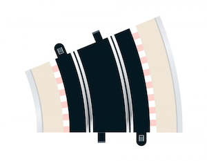 Scalextric: Scalextric C8204 Track - Curve - Radius 3 (2)