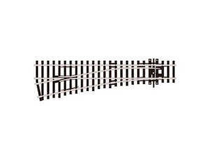 Peco: Peco Streamline SLE92 Code 100 Turnout Small Radius LH - Electrofrog