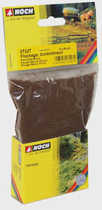 Noch Scenery: Noch 7227 Flock - Dark Brown - 20gm